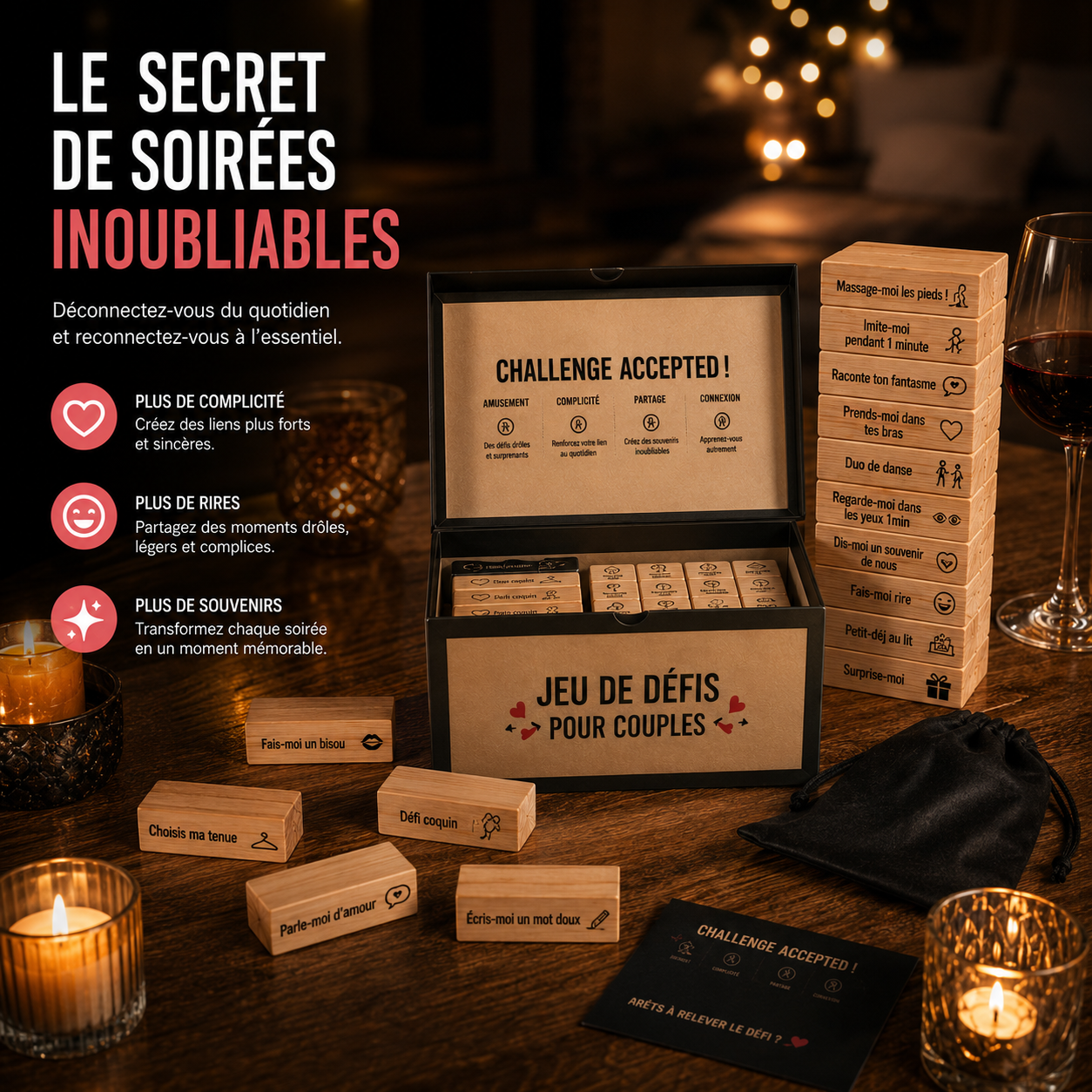 Jeu de Défis pour Couples