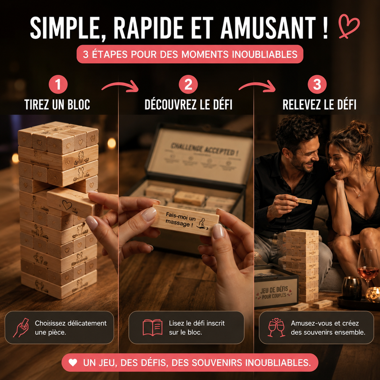 Jeu de Défis pour Couples