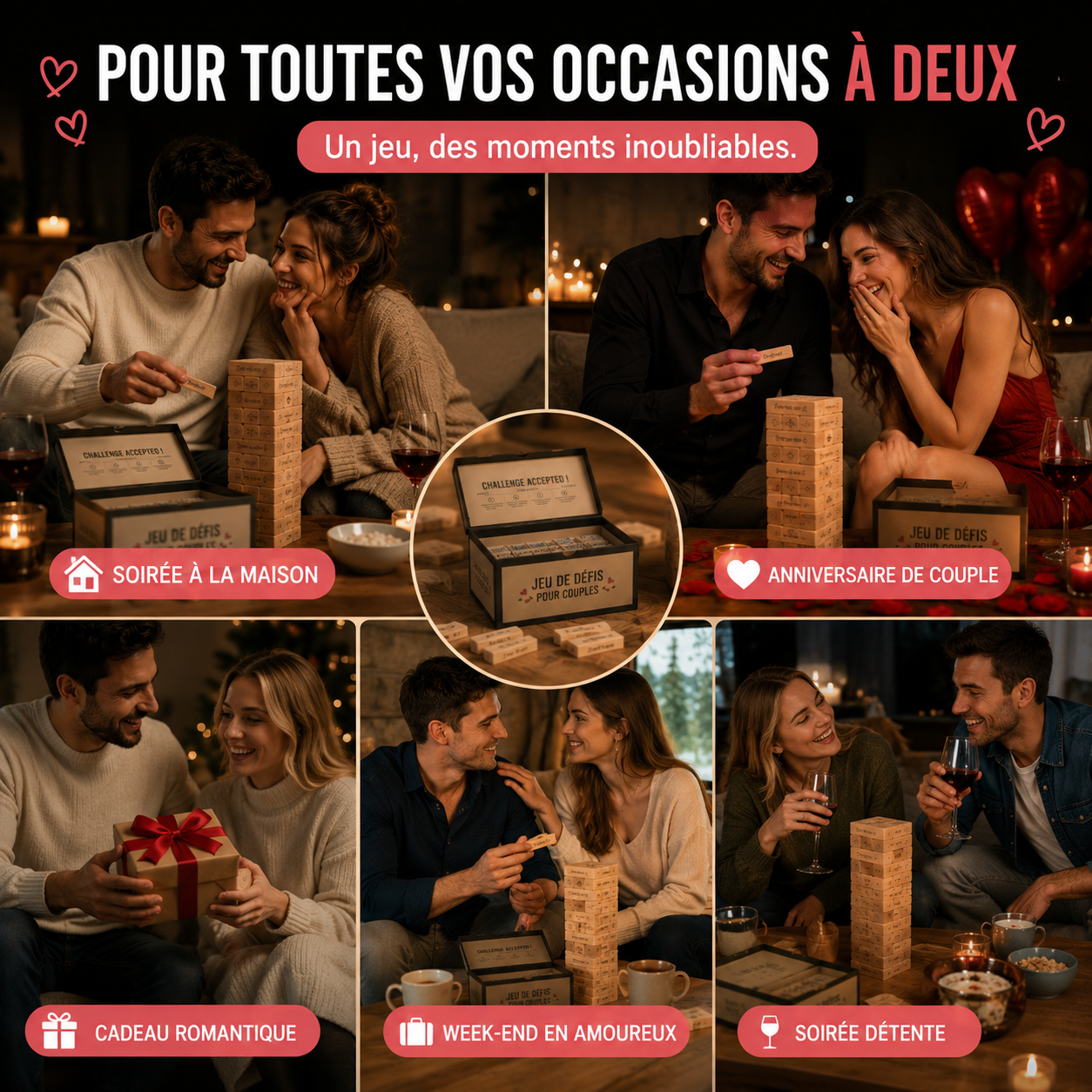 Jeu de Défis pour Couples