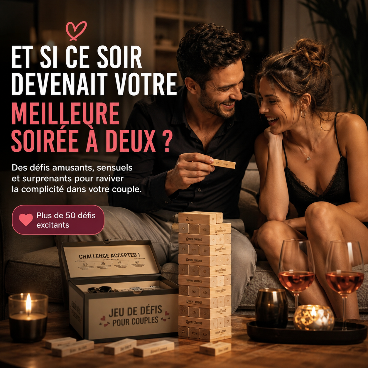 Jeu de Défis pour Couples