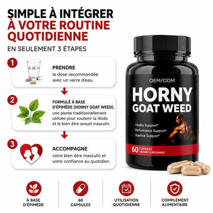 HORNY Goat Weed™ - Vitalité & Performance Masculine